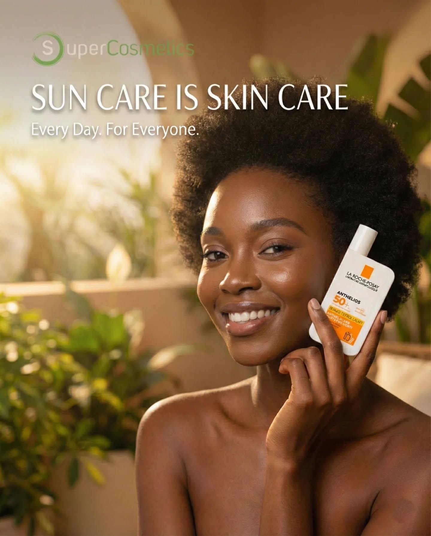 Super Cosmetics Facebook ad: When we say Sun Care is Skin Care…