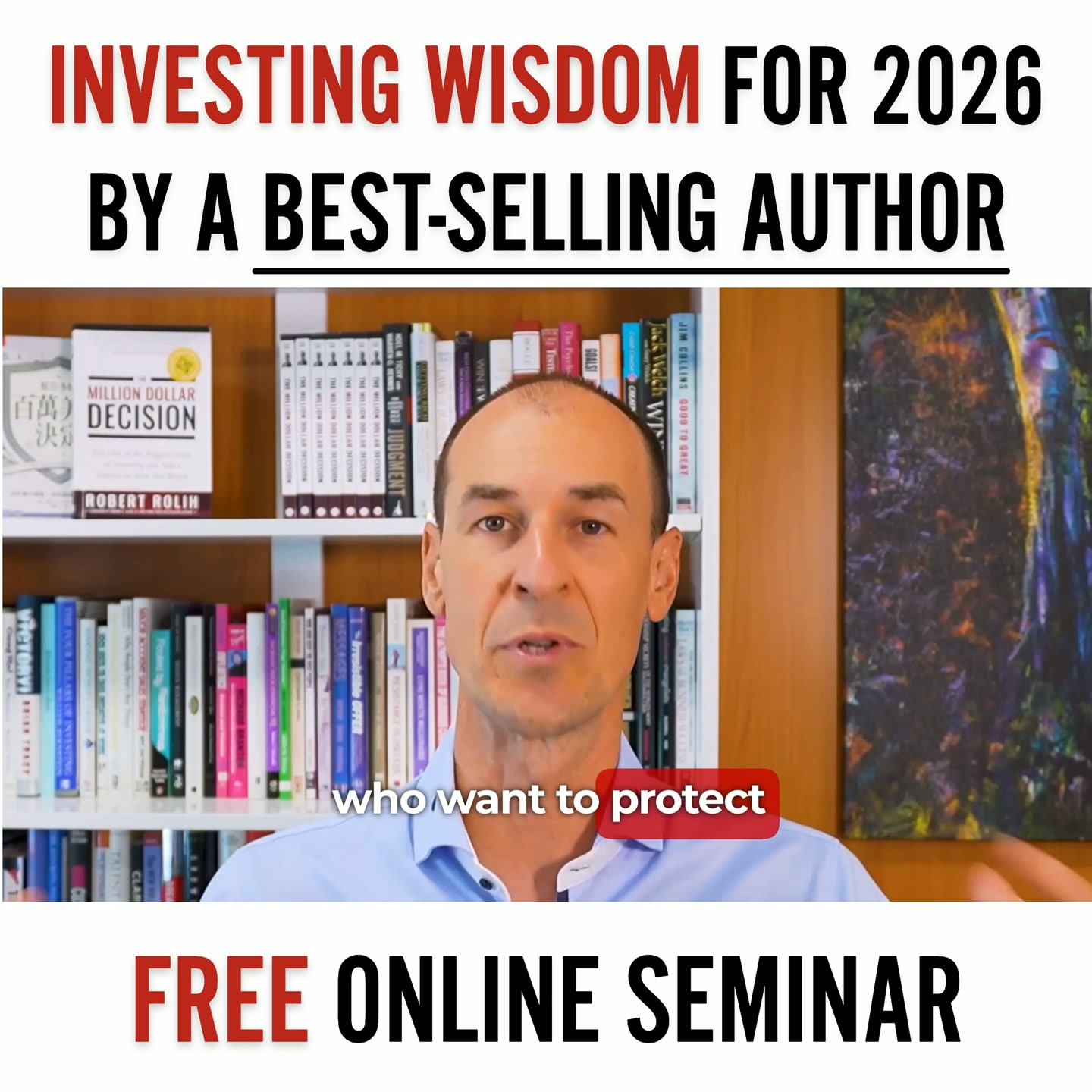 Robert Rolih Investing Education Facebook ad: For investors who aren’t happy with their investing results