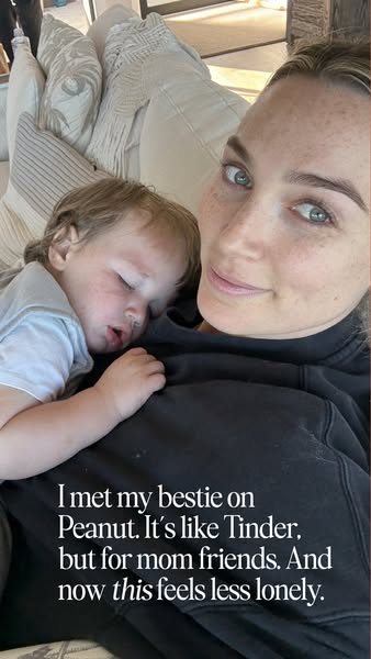 Peanut App Facebook ad: You’re not alone. Find mom friends.