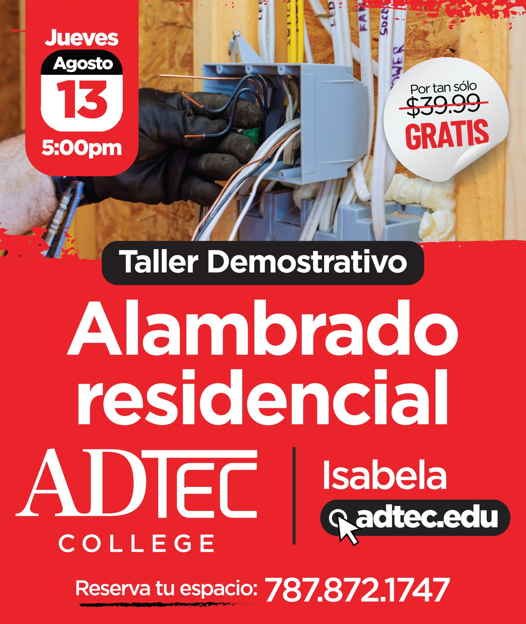 Adtec College Facebook ad