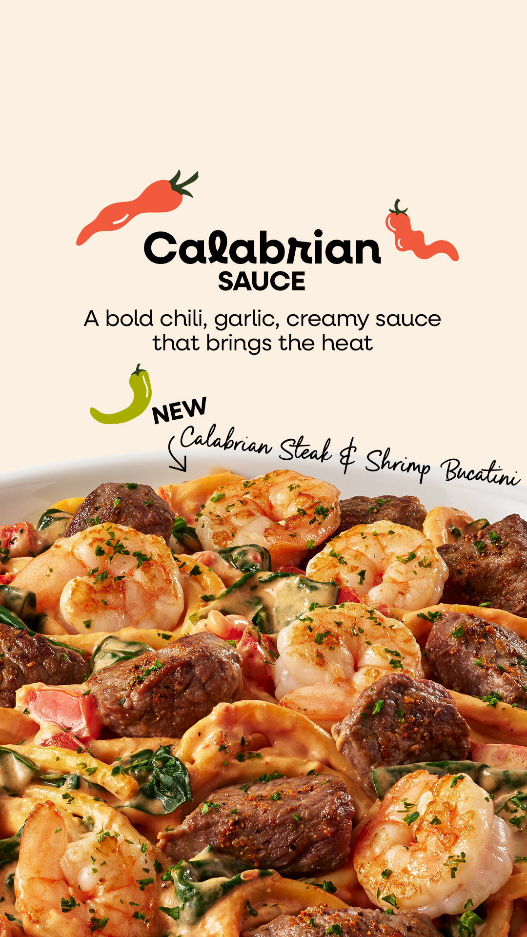 Olive Garden Facebook ad: Got a craving?
