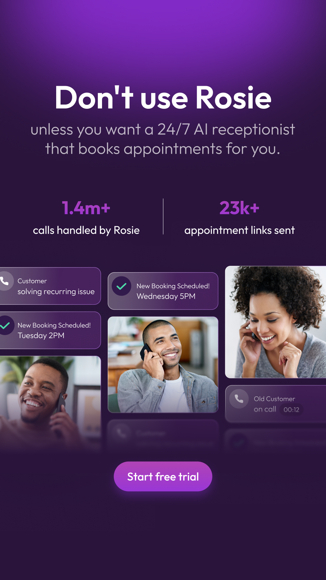 Rosie Facebook ad
