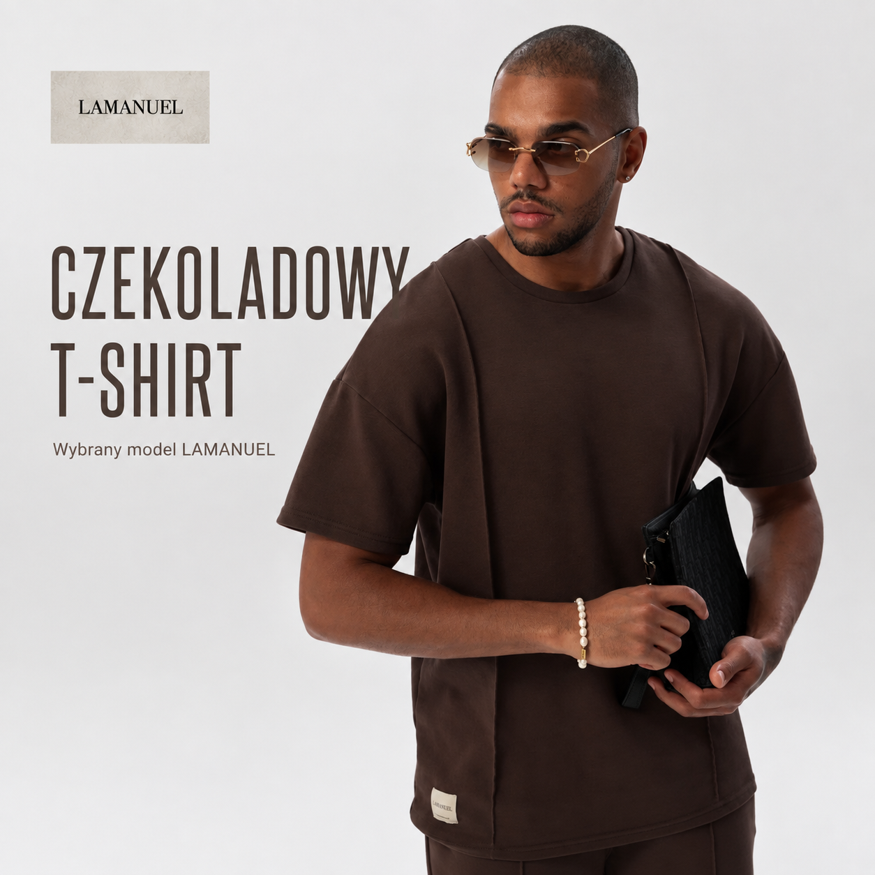 lamanuelmanofficial Facebook ad: T-shirt HERITAGE Chocolate - LAMANUEL