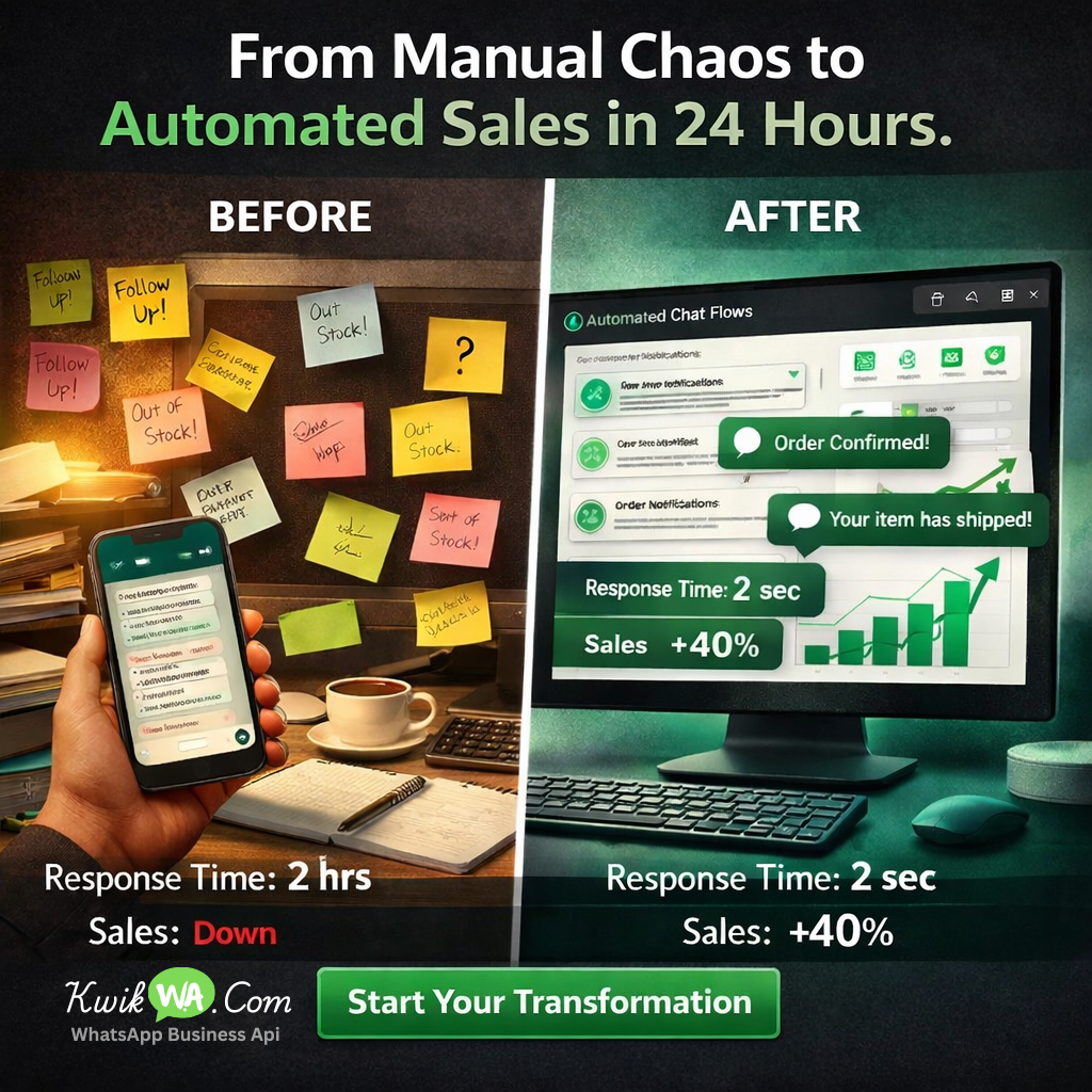 Kwik wa Facebook ad: Chat with us