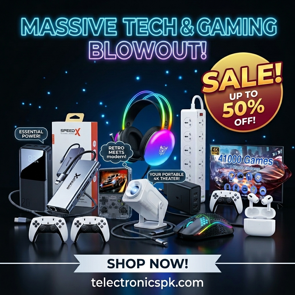 Telectronicspk Facebook ad: Latest Tech Accessories in Pakistan