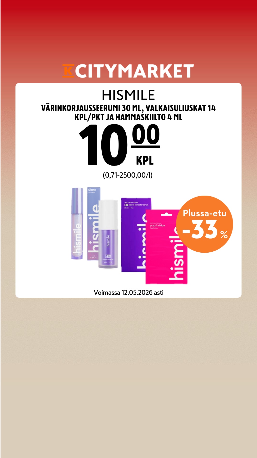 K-Citymarket Facebook ad from Apr 28, 2026