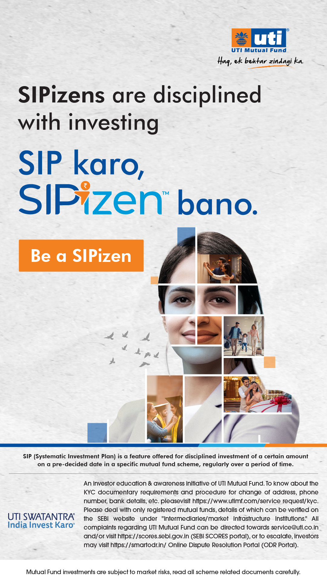 UTI Mutual Fund Facebook ad