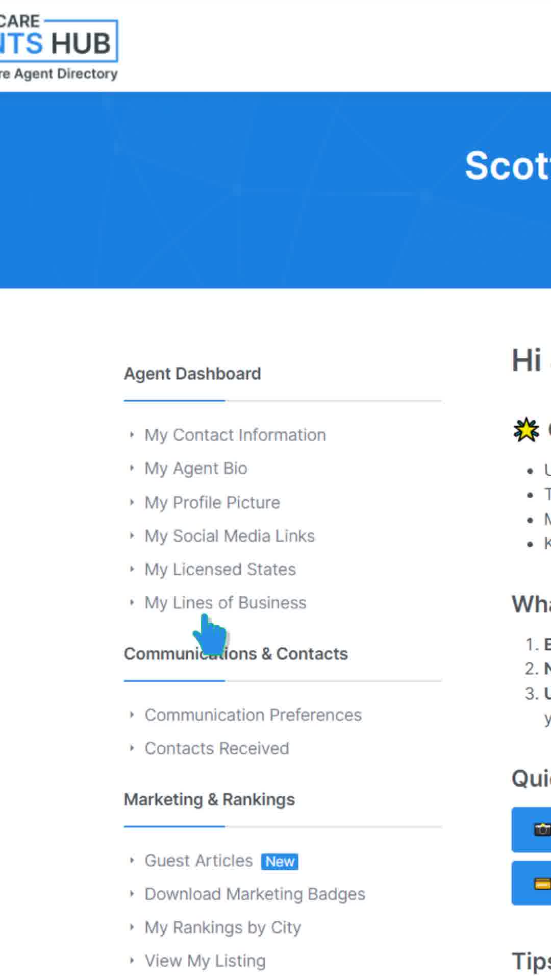 Medicare Agents Hub Facebook ad from Jan 2, 2025