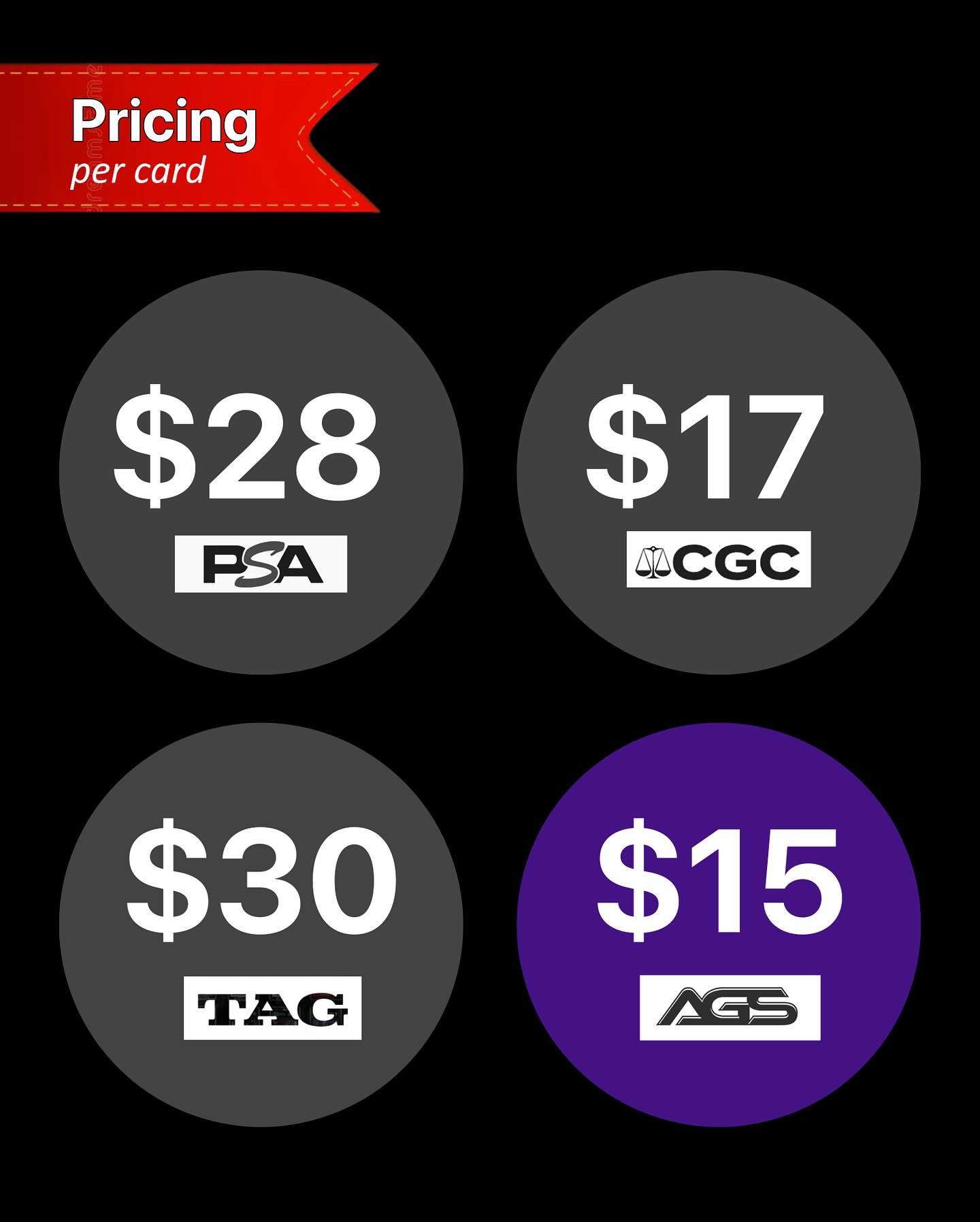 AGS Grading Facebook ad