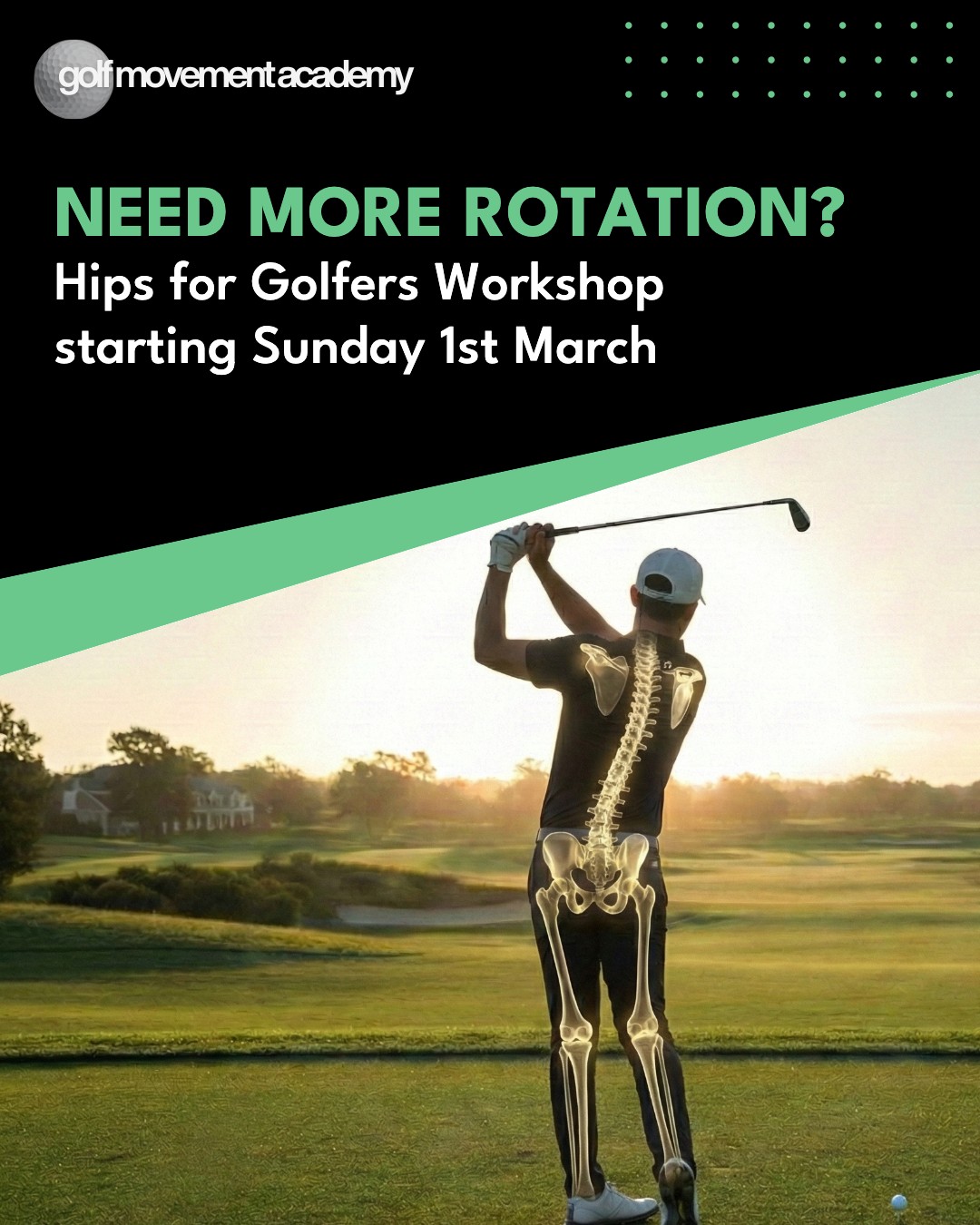 Golf Movement Academy Facebook ad