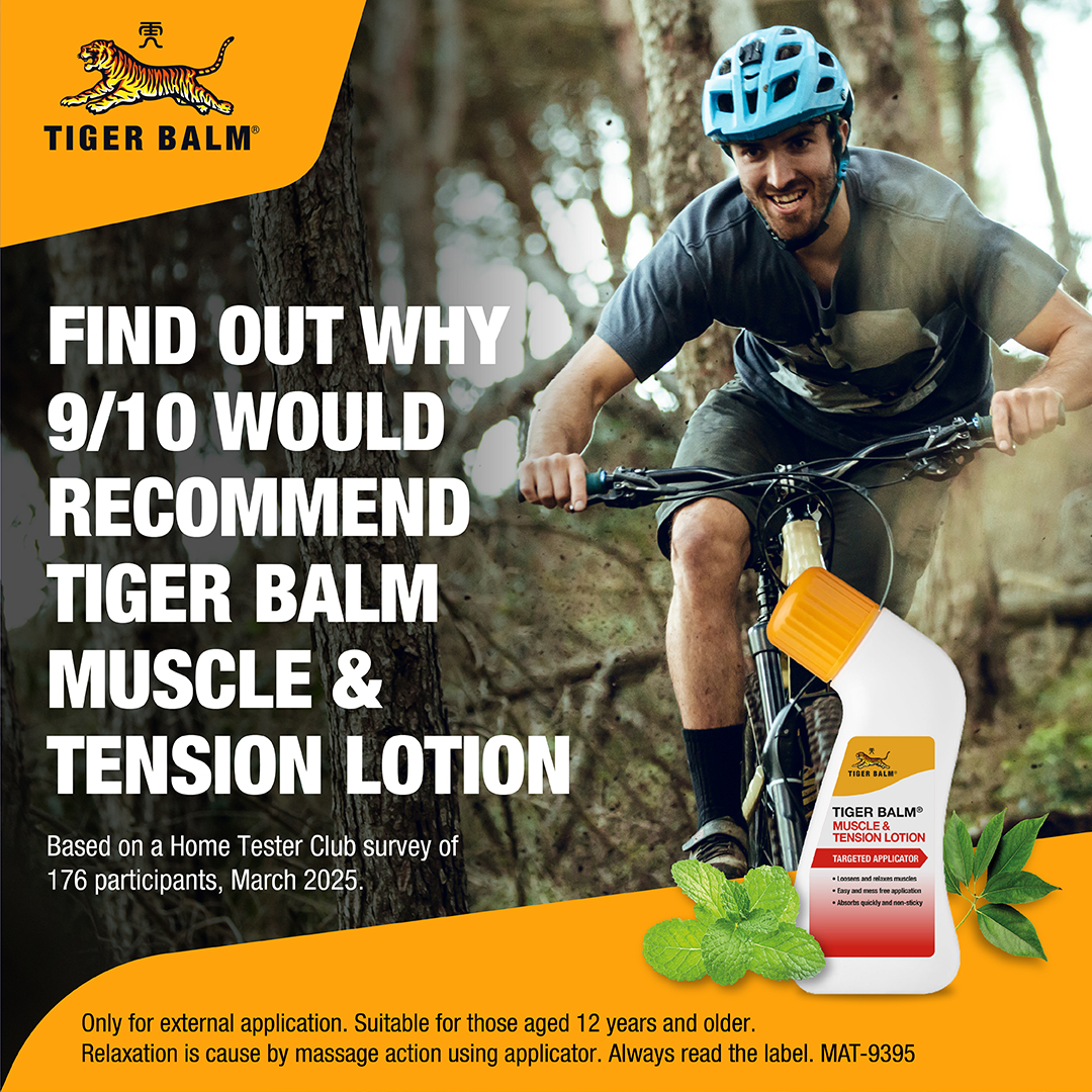 Tiger Balm UK Facebook ad