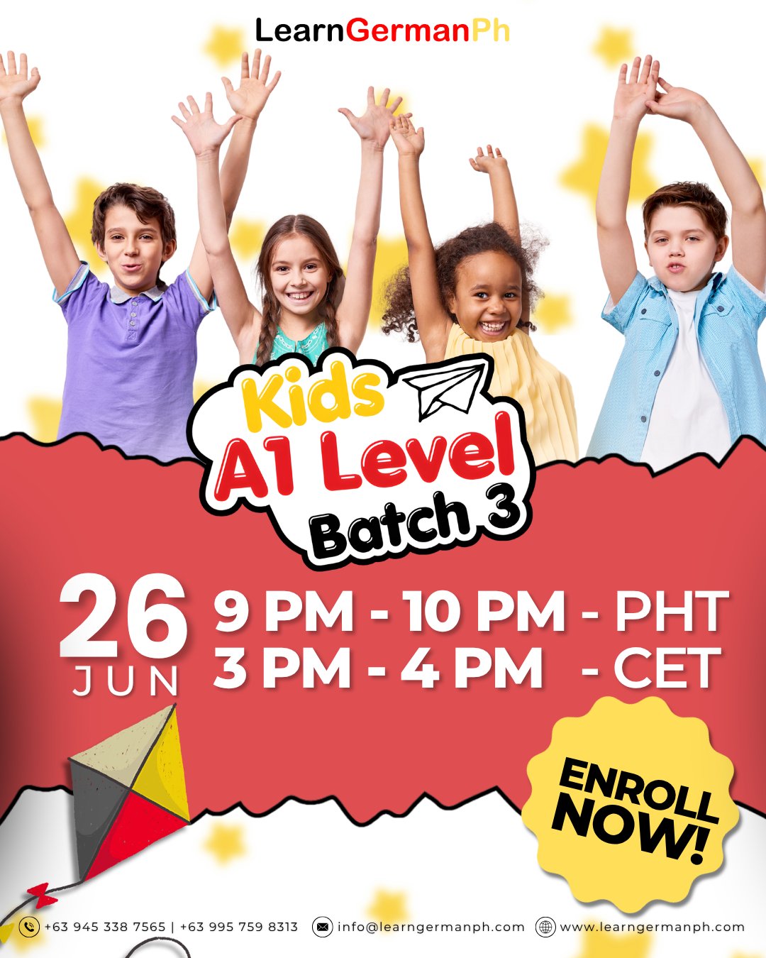 Learn German Ph. Facebook ad