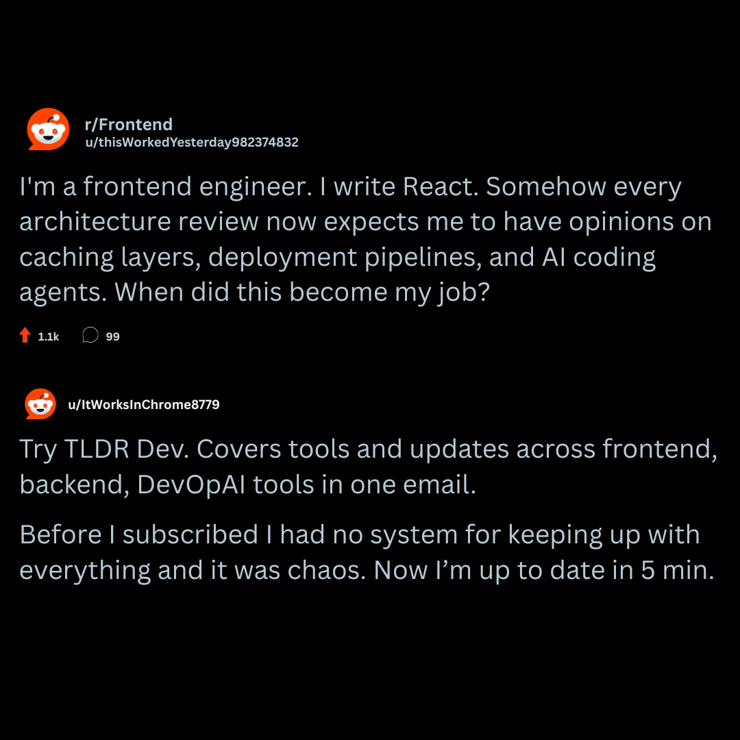 TLDR Newsletter Facebook ad