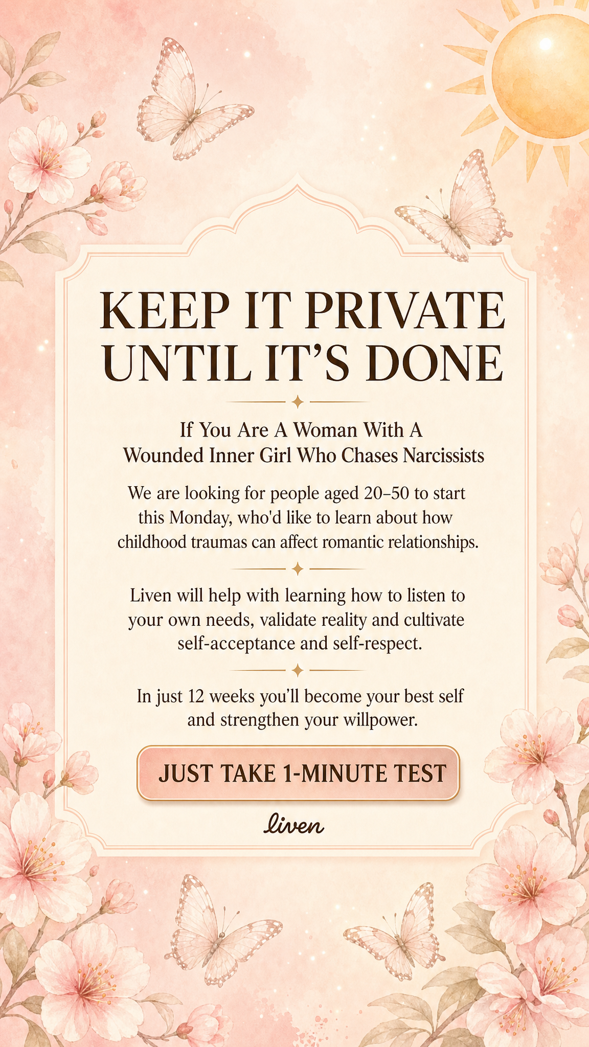 Olivia Parker Facebook ad