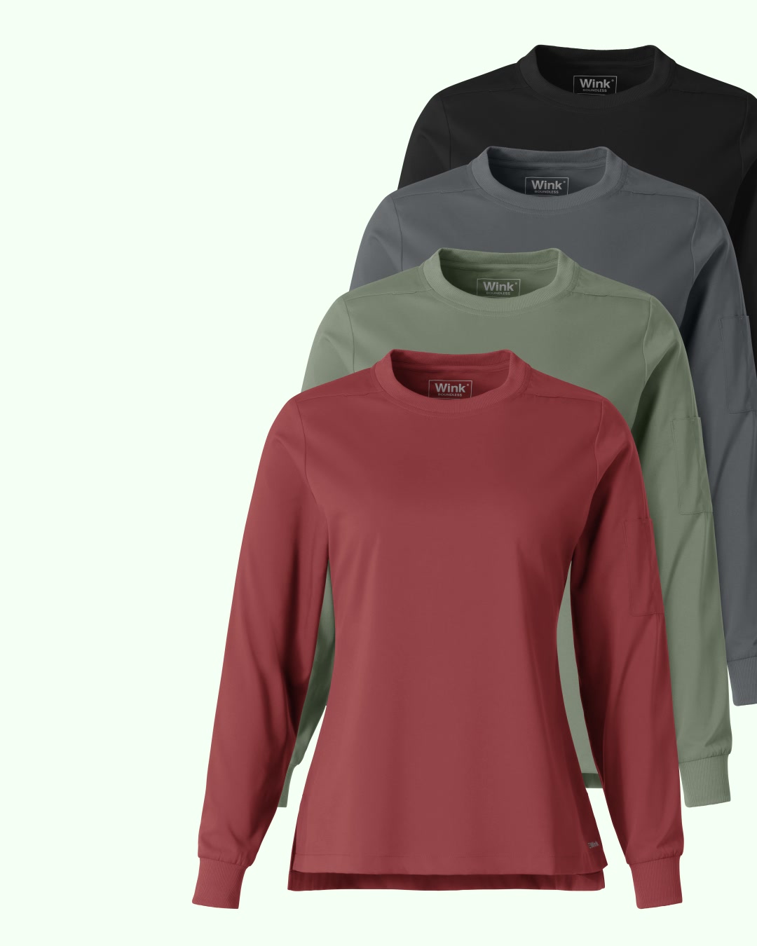 Wink Scrubs Facebook ad: Scrubs Made for Clinicals & Coffee