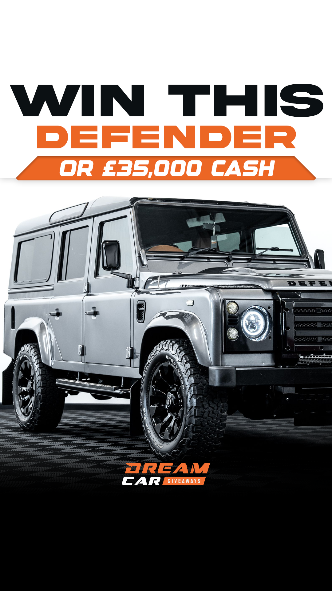 Dream Car Giveaways Facebook ad