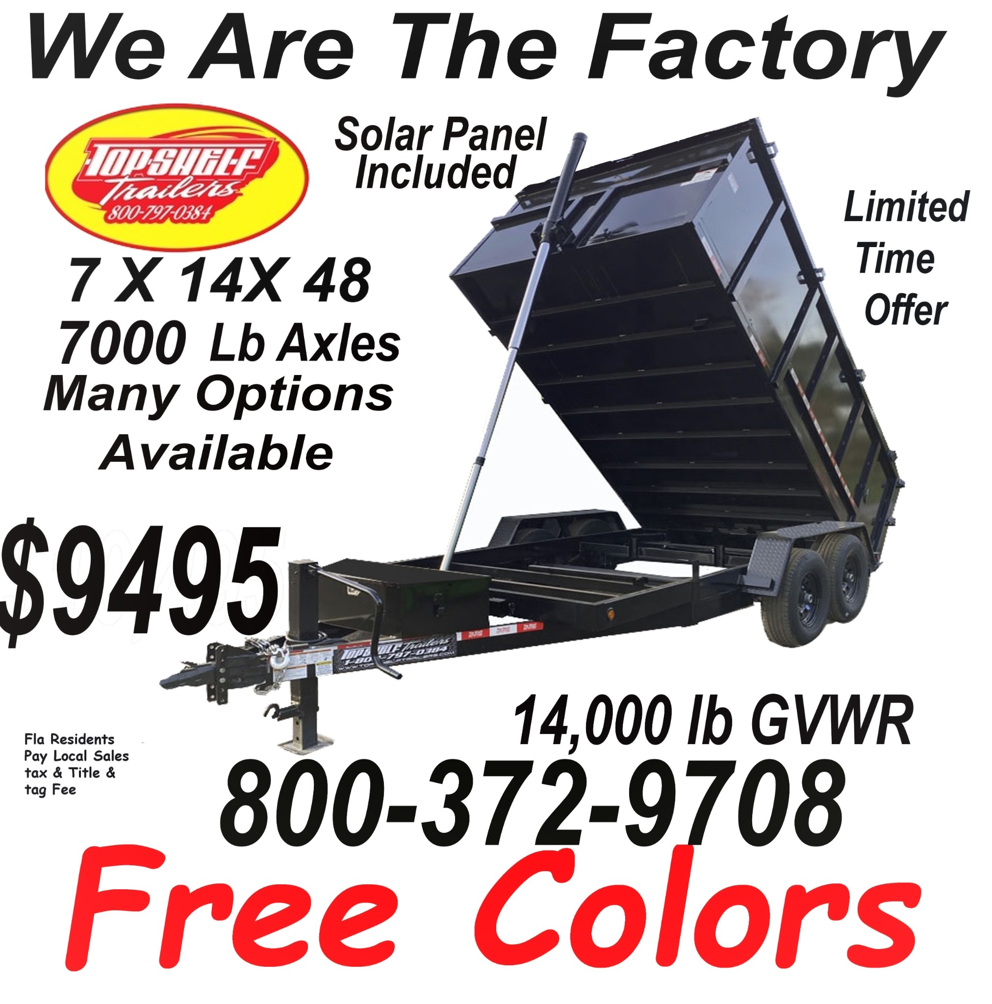 Top Shelf Trailers, LLC Facebook ad