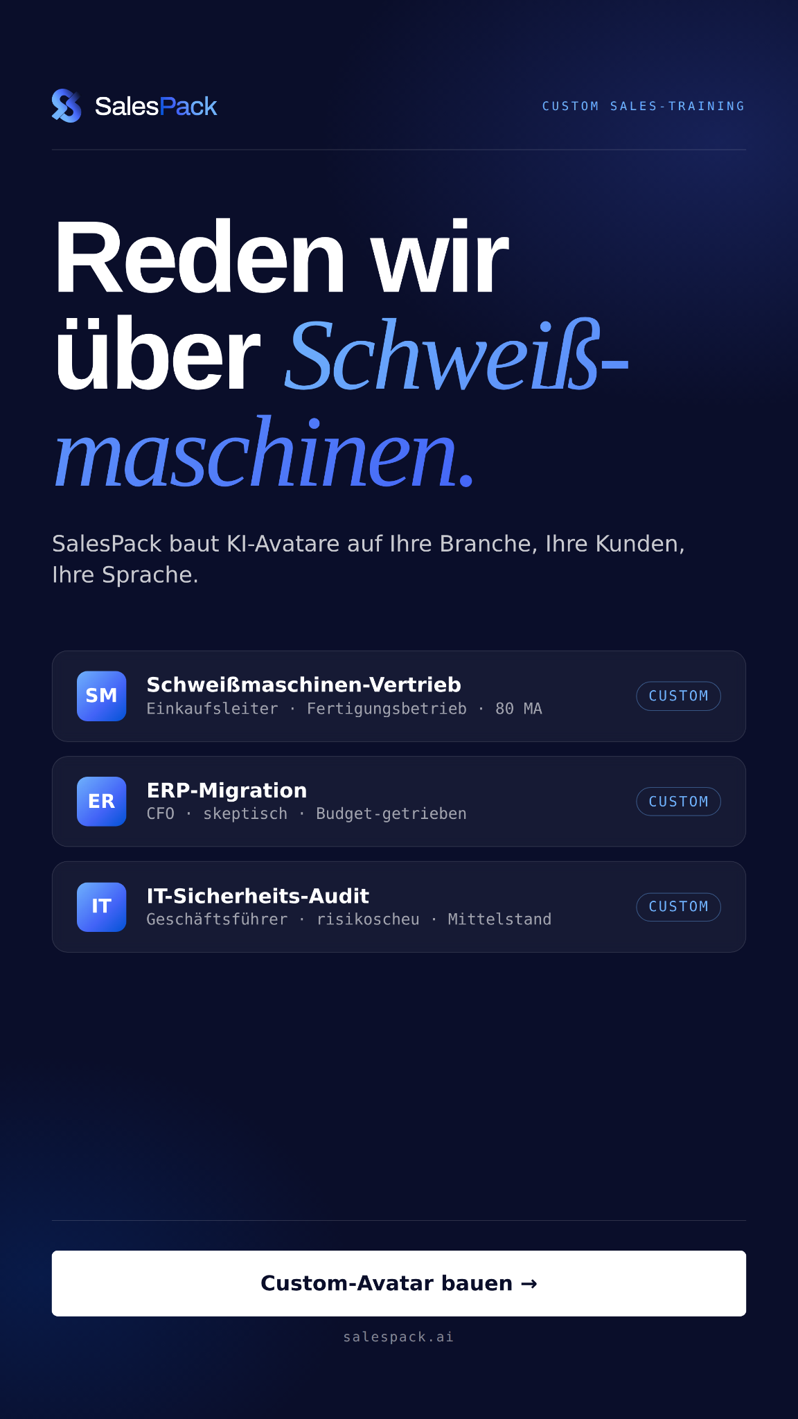 SalesPack Facebook ad from May 4, 2026
