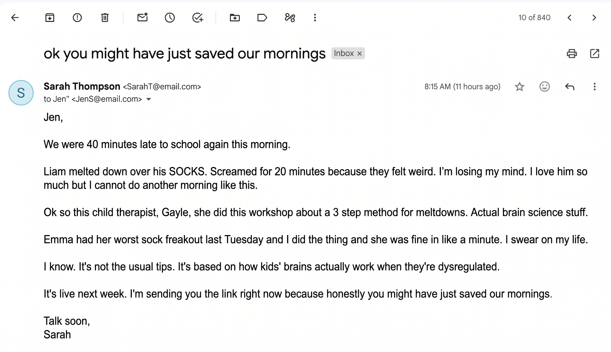 Gayle Weill, LCSW Facebook ad: Stop tantrums in 60 seconds