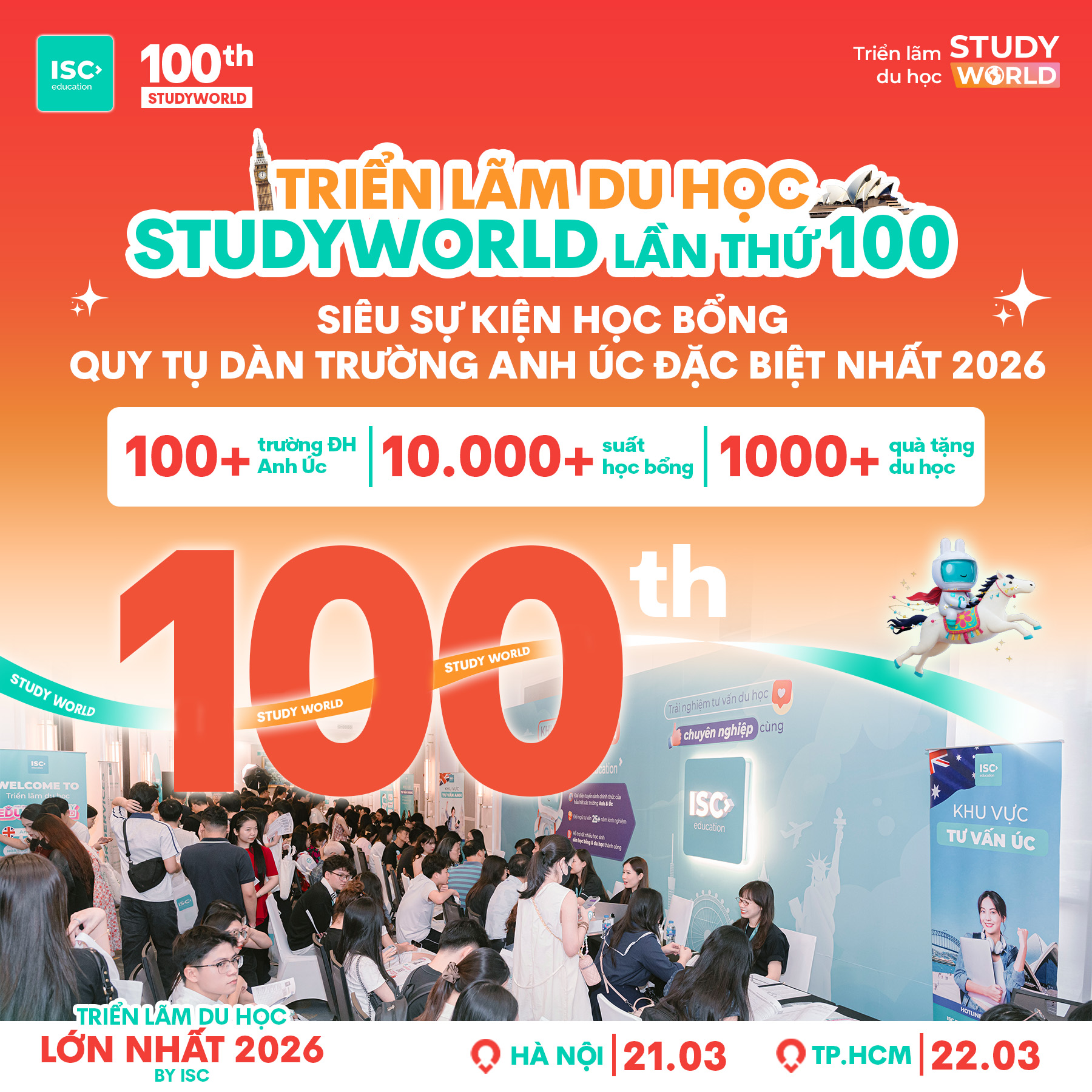 Du học Úc cùng ISC Facebook ad