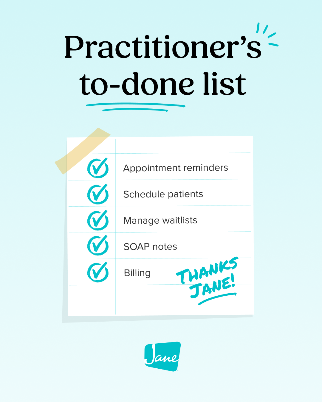Jane App Clinic Software Facebook ad