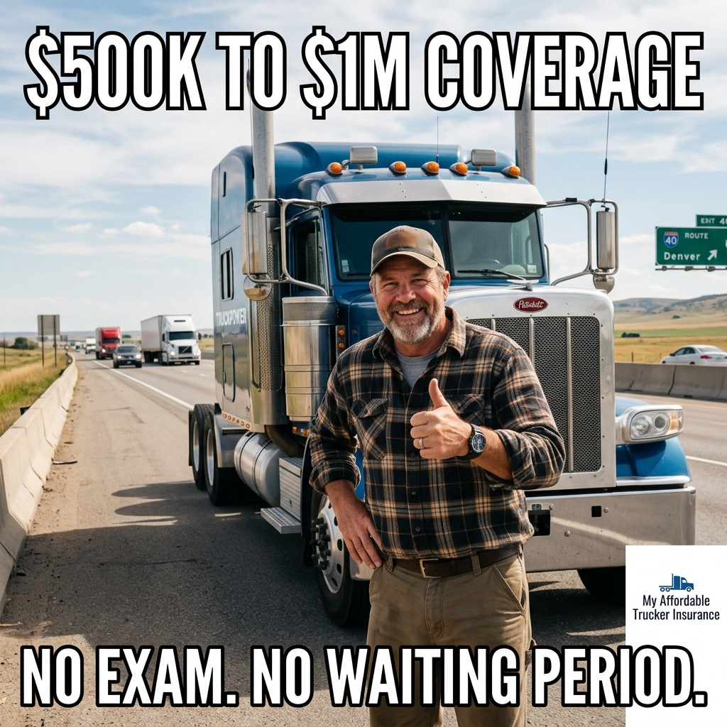 My Affordable Trucker Insurance Facebook ad