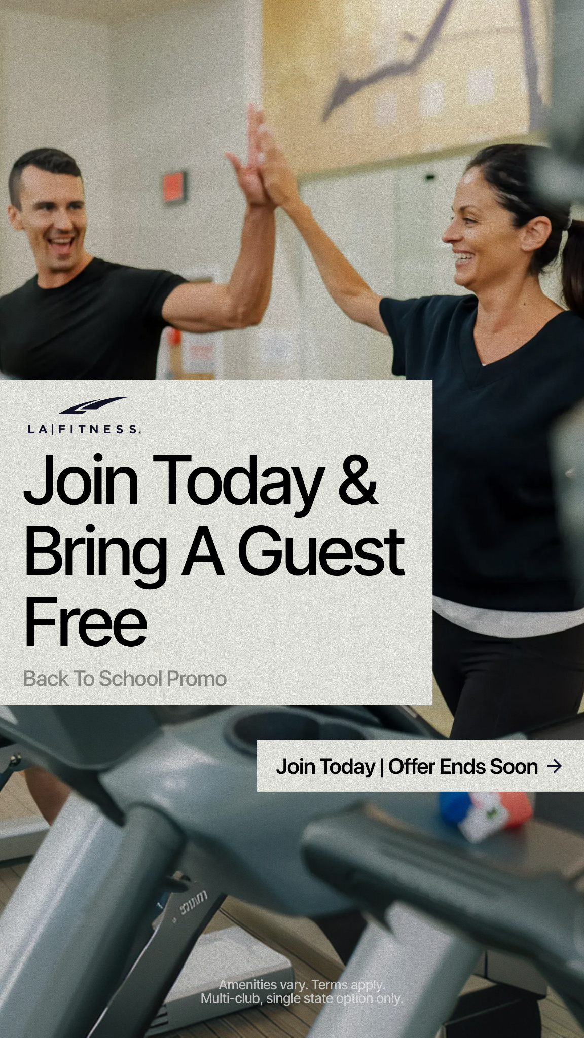 LA Fitness Facebook ad
