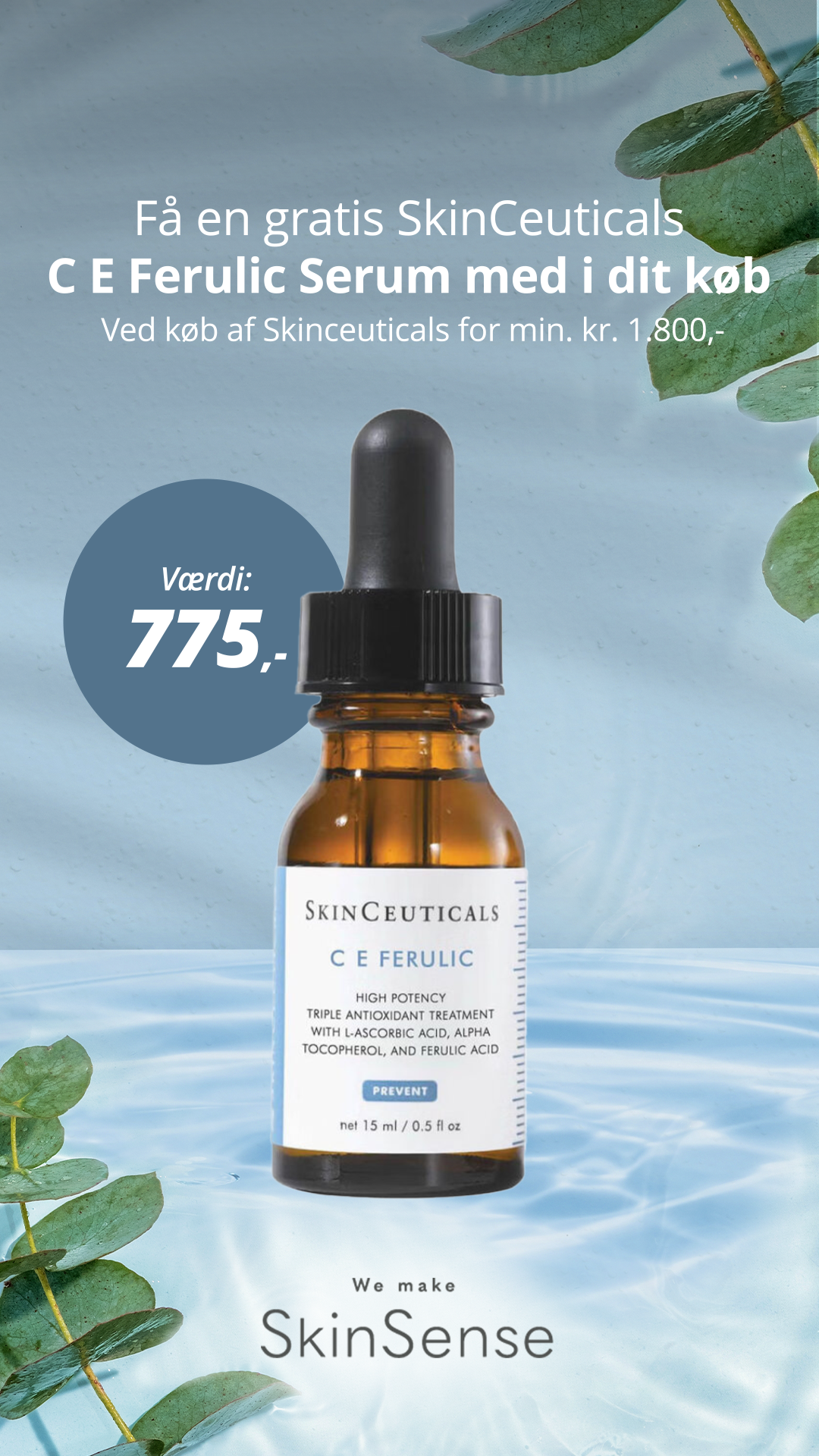 SkinSense Facebook ad from May 14, 2025