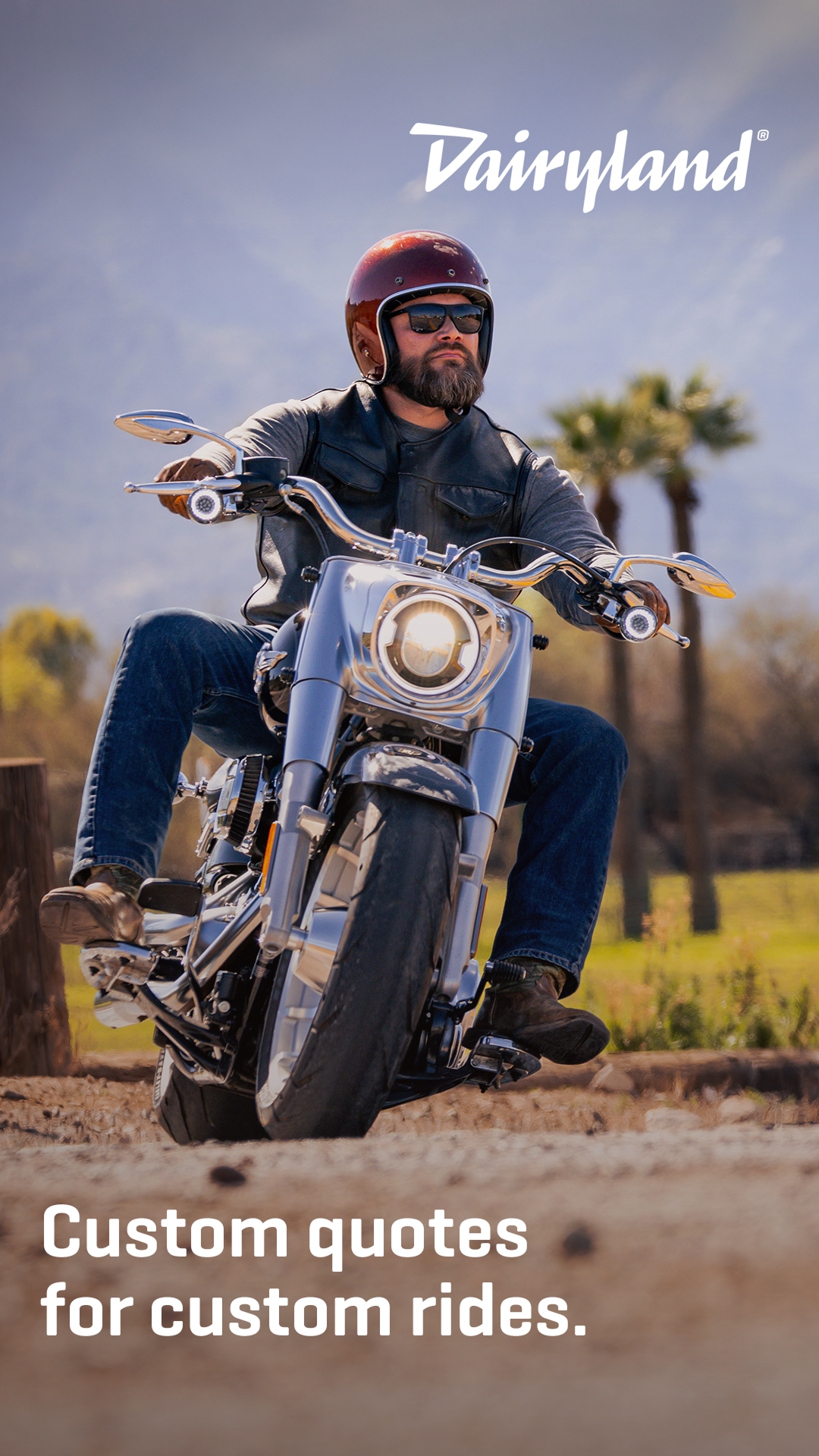 Dairyland Motorcycle Insurance Facebook ad