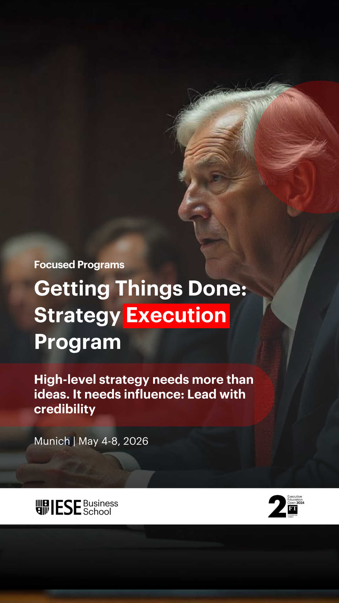 IESE Business School Facebook ad