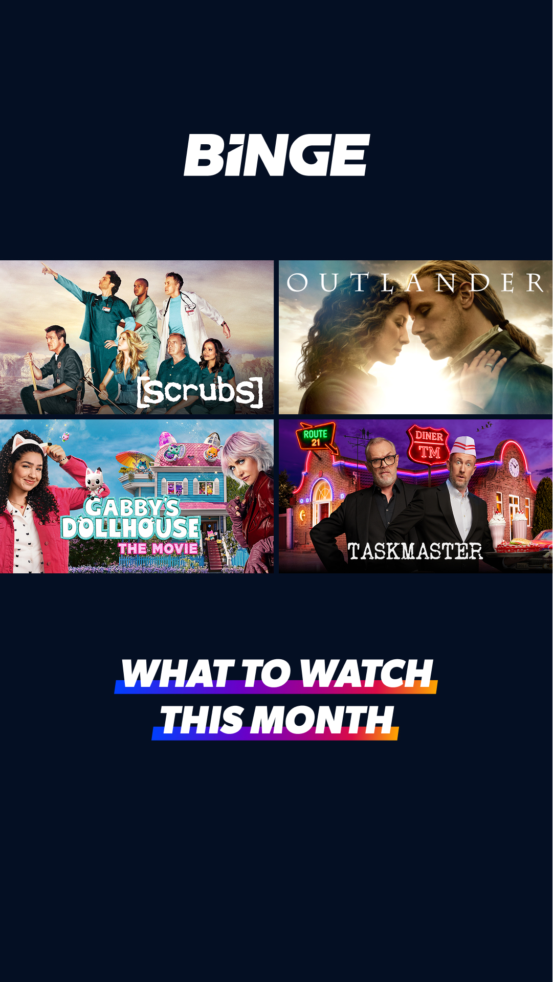 Binge Facebook ad
