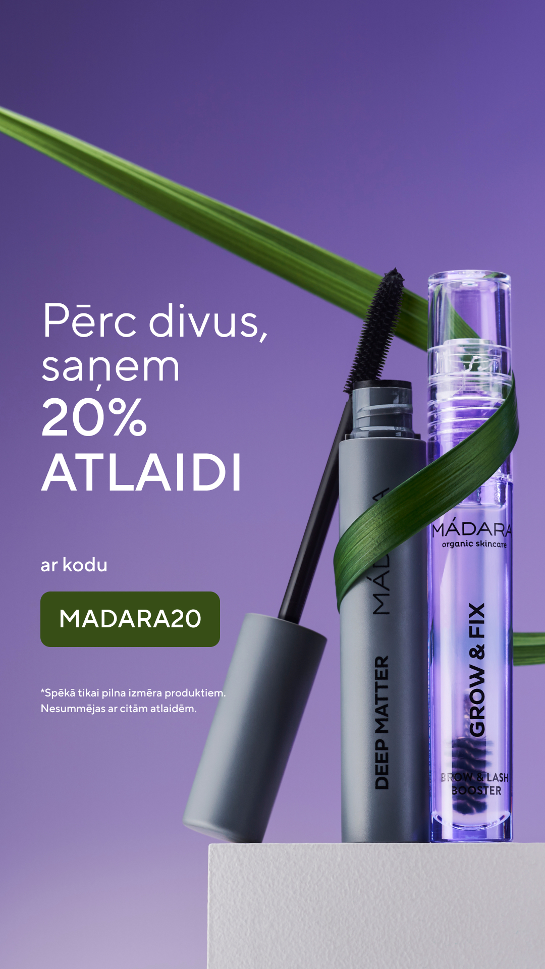 Mádara Organic Skincare Facebook ad