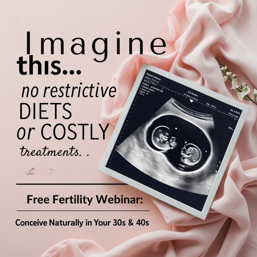 Portia Fanpage Facebook ad: Free Webinar: Conceive Without Extreme Diets or Exhausting…