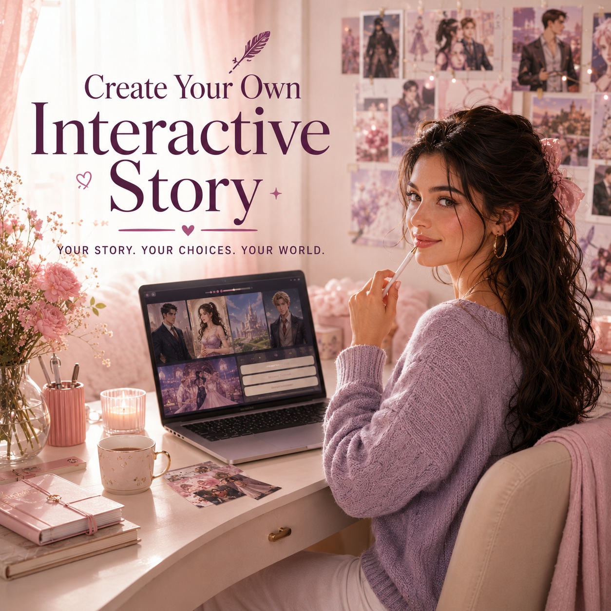 Lush: Interactive Romance Facebook ad: Bring Your Stories to Life!