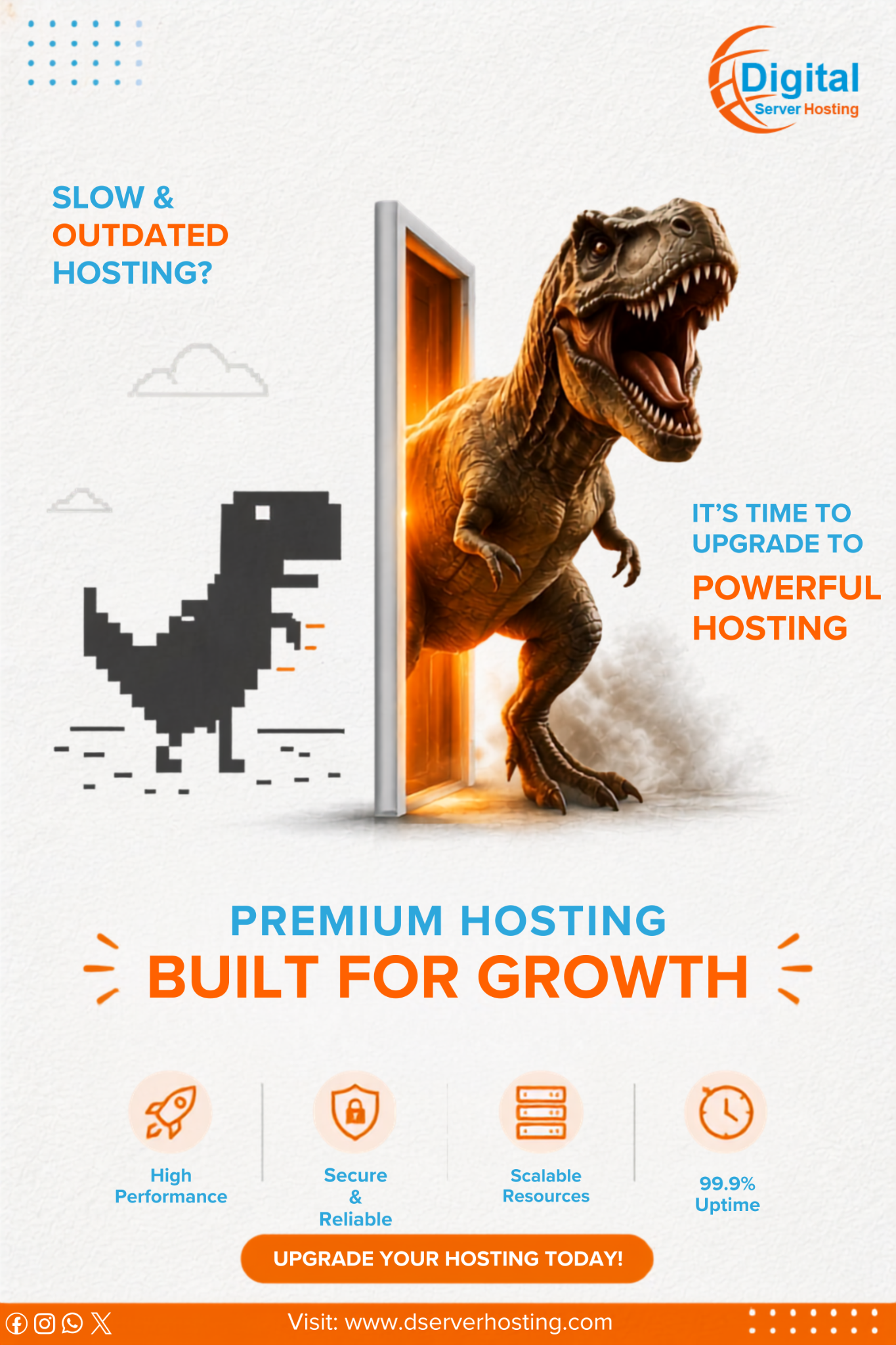 Dserver Hosting Facebook ad