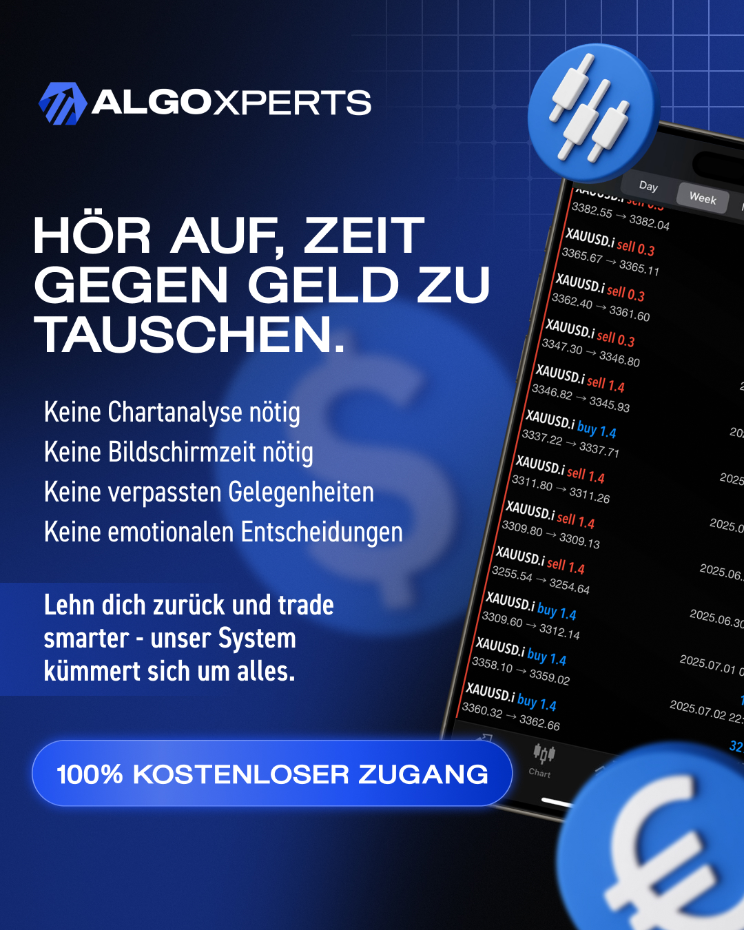 Algoxperts Facebook ad: Jetzt kostenlos starten