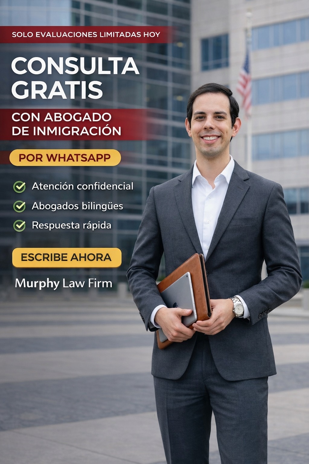 Murphy Law Firm, PC Facebook ad: Consulta Gratis | Murphy Law Firm