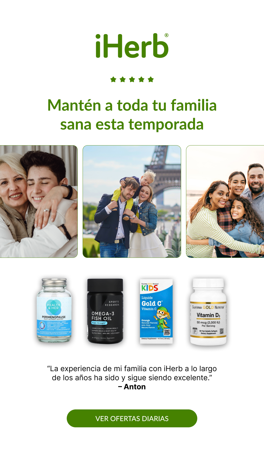 iHerb.com Spanish Facebook ad