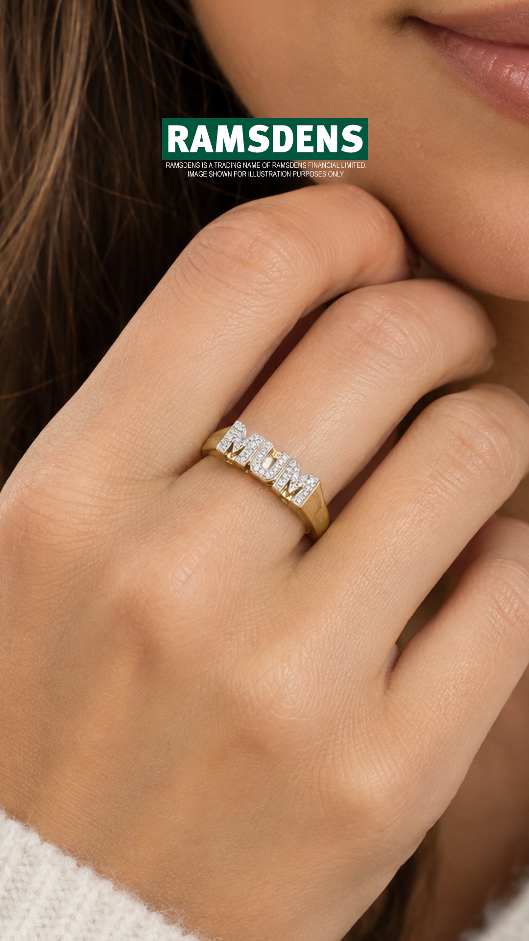 RAMSDENS Facebook ad: Shop Mum Rings
