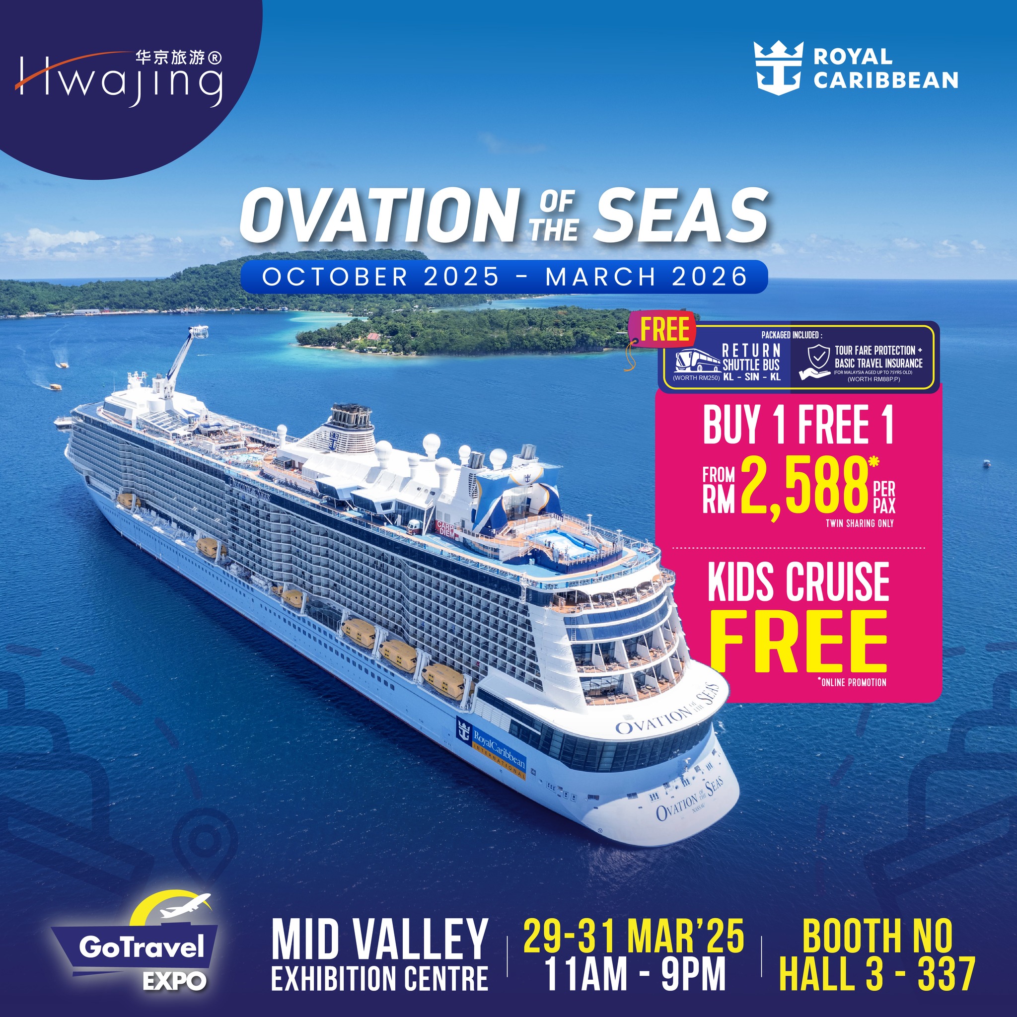 Hwajing Travel & Tours Sdn Bhd Facebook ad