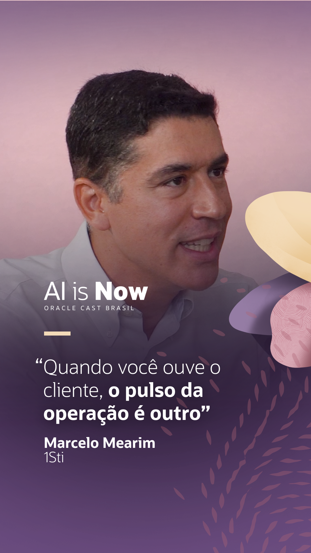 Oracle Brasil Facebook ad: Ouvir a voz do cliente muda tudo