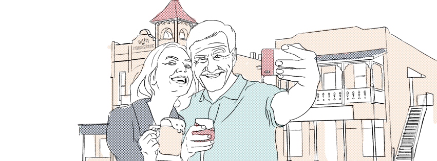 Romantic Spots Fredericksburg Facebook ad: Don't know what to do for date night?