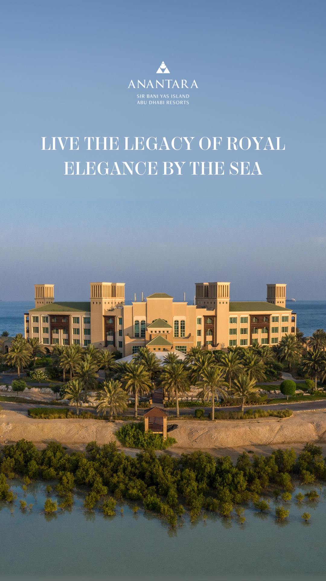 Anantara Sir Bani Yas Island Resorts Facebook ad