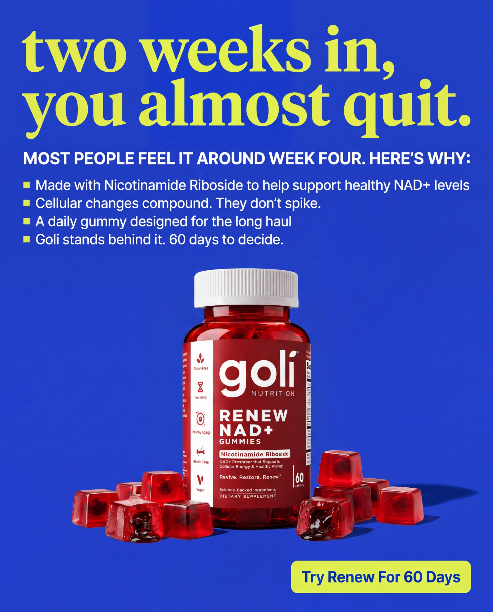 Goli Facebook ad