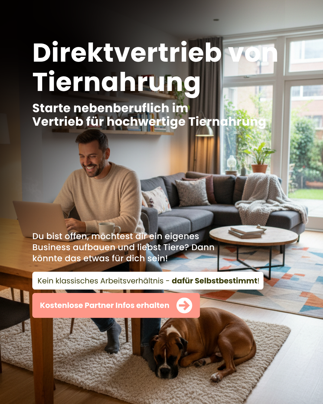 Hundemahlzeit.de Facebook ad: Ein Markt der Zukunft - starte jetzt nebenbei dein eigenes…