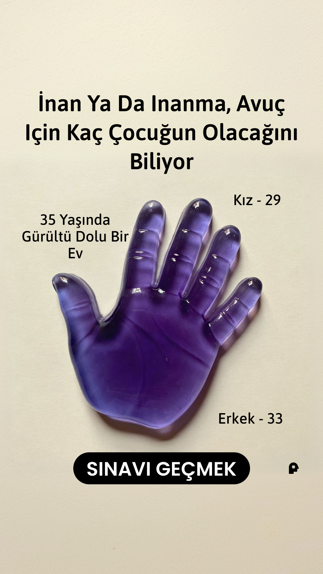 Nebula: Palm Reading Facebook ad