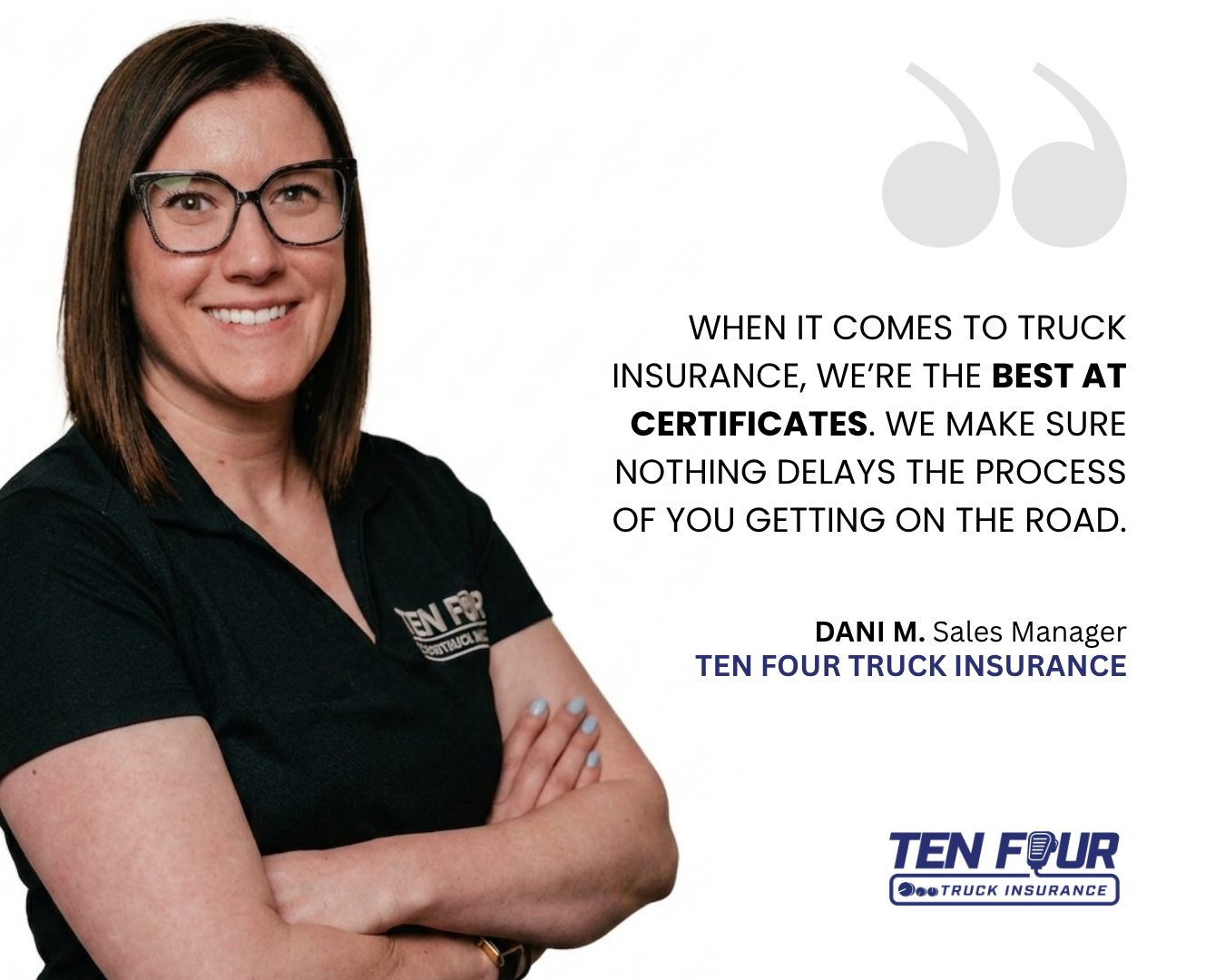 Ten Four Truck Insurance Facebook ad from May 12, 2026