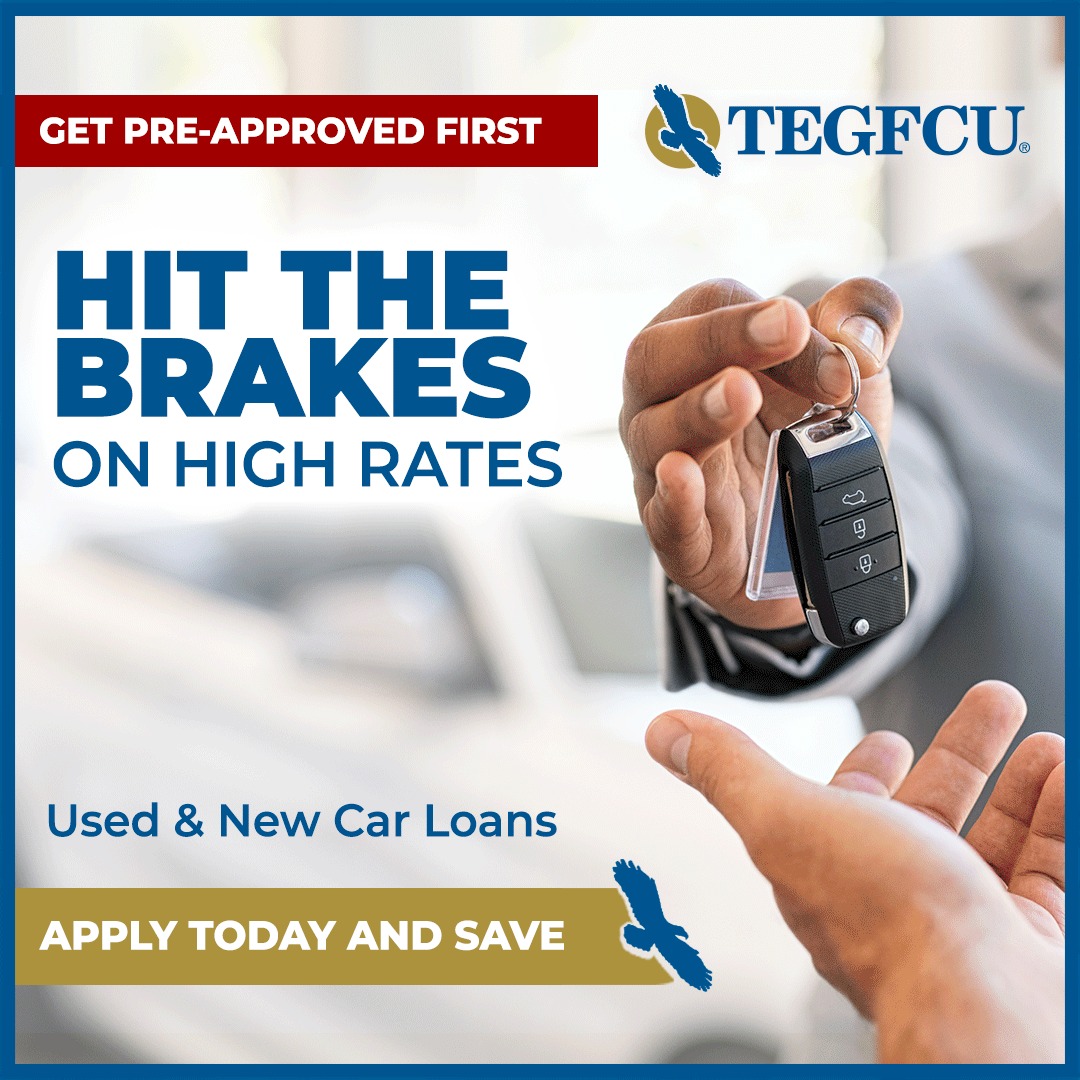 TEG Federal Credit Union Facebook ad from Jan 12, 2026