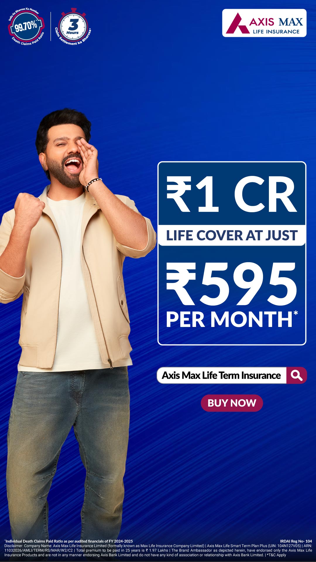Axis Max Life Insurance Facebook ad