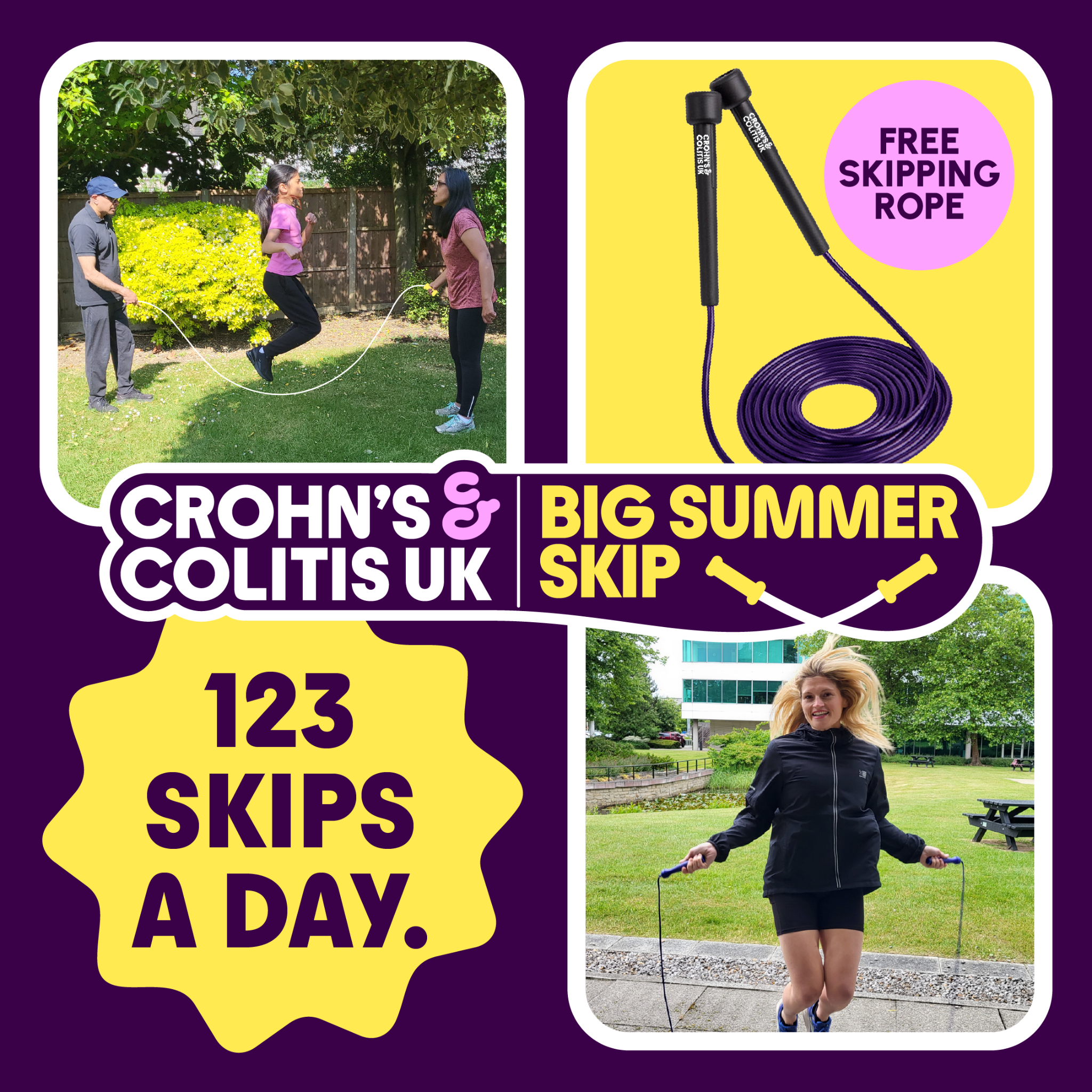 Crohn's & Colitis UK Facebook ad: Your Summer Challenge Awaits